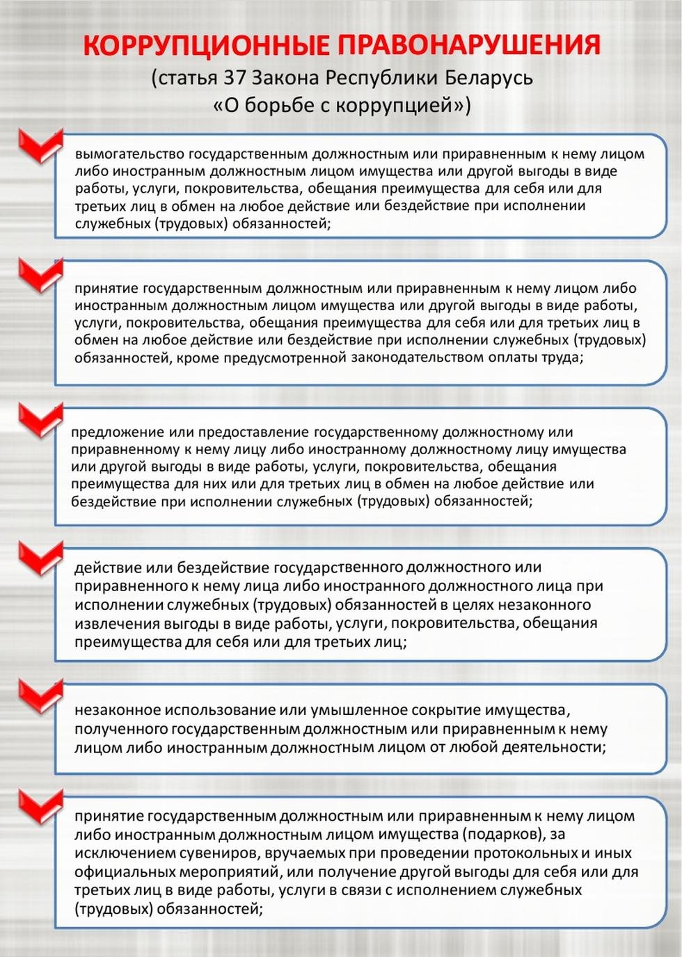Противодействие коррупции
