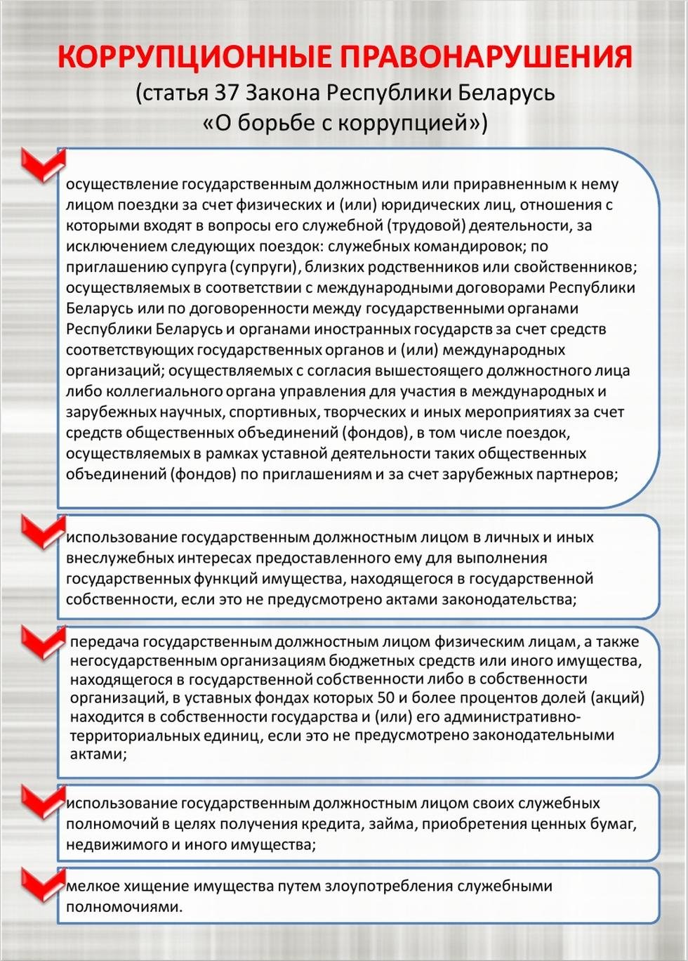 Противодействие коррупции